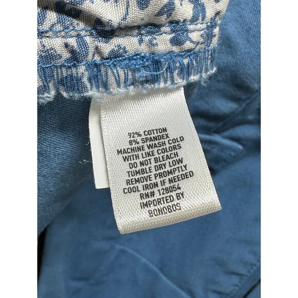 Bonobos Pants Mens 34x32 Blue Slim Stretch Washed 2.0 Chino Preppy Business Work - Picture 6 of 11